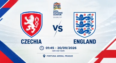 CZECHIA VS ANH: TAM SƯ KHÔNG ĐƯỢC PHÉP SẢY CHÂN LẦN NỮA SAU CÚ NGÃ TRƯỚC TÂY BAN NHA