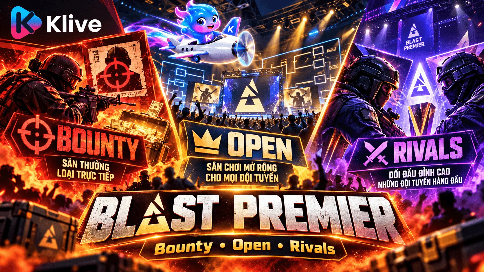 Giải BLAST là gì? Phân biệt Bounty, Open và Rivals trong Counter-Strike