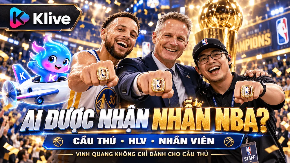 Nhẫn vô địch NBA là gì? Cầu thủ, HLV và nhân viên có được nhận không?