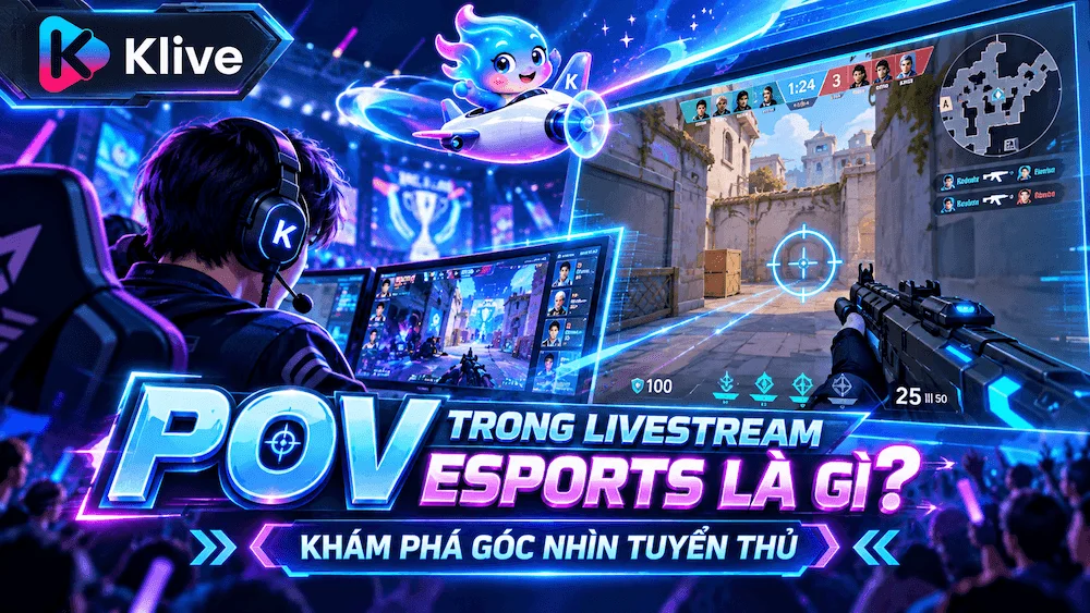 POV trong livestream Esports là gì? Người xem có thể thấy những gì?
